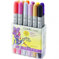 Copic Ciao 12 Witch набор маркеров с кистью в кейсе, цвета ведьмочки - Copic Ciao 12 Witch набор маркеров с кистью в кейсе, цвета ведьмочки